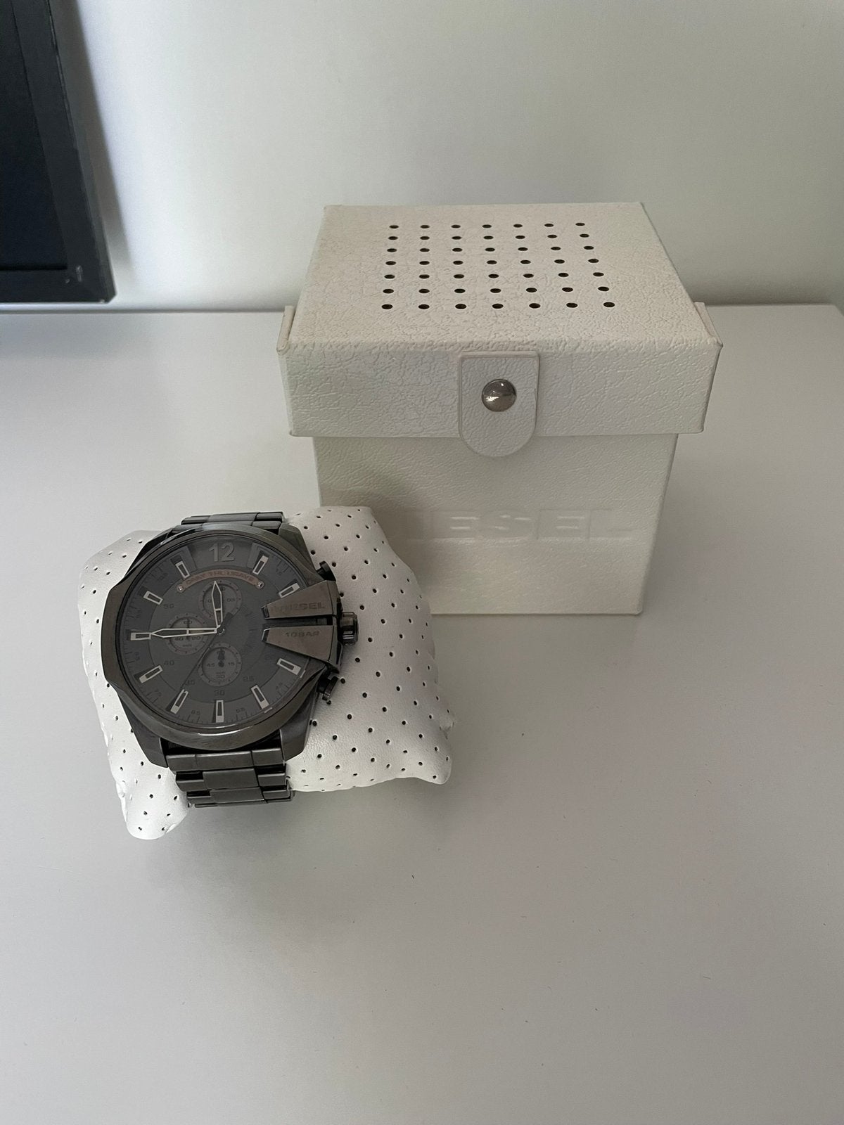 Diesel Herenhorloge, Sieraden, Tassen en Uiterlijk, Horloges | Heren, Overige merken, Staal, Polshorloge, Ophalen of Verzenden