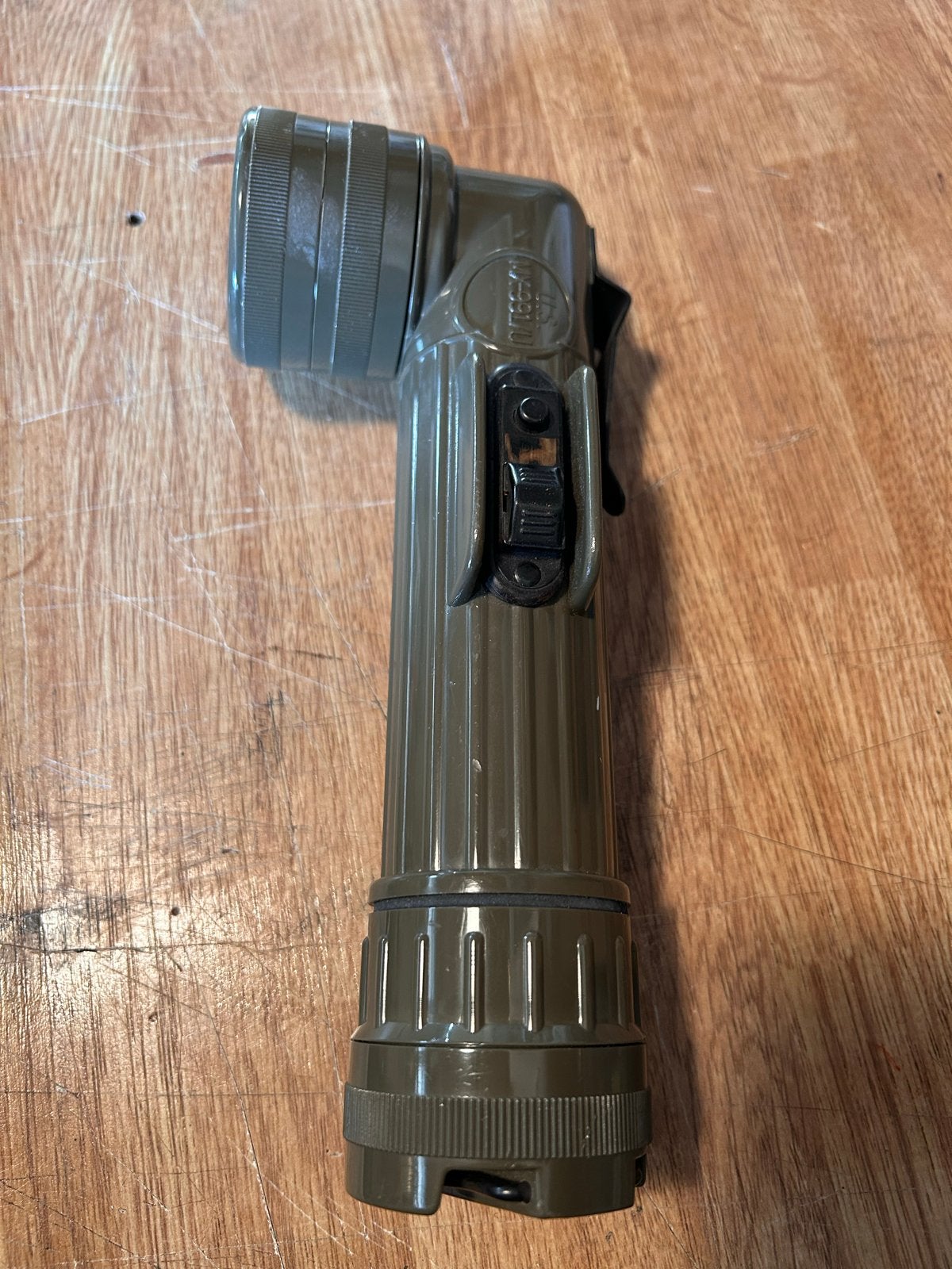Vintage Fulton MX-991/U zaklamp - US Militair, Ophalen of Verzenden, Gebruikt, Batterij
