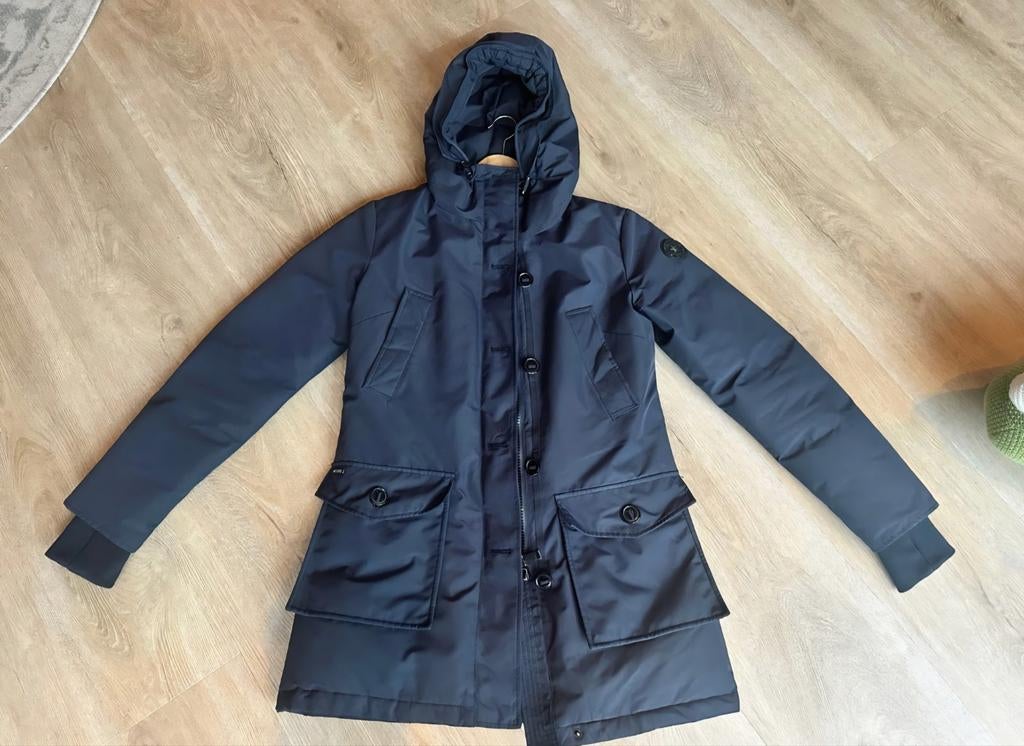 Airforce jas V2 parka dames, Airforce, Zwart, Zo goed als nieuw, Ophalen