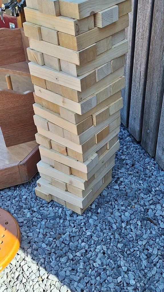 Jenga spel xxl oud hollands spel  te koop, Ophalen