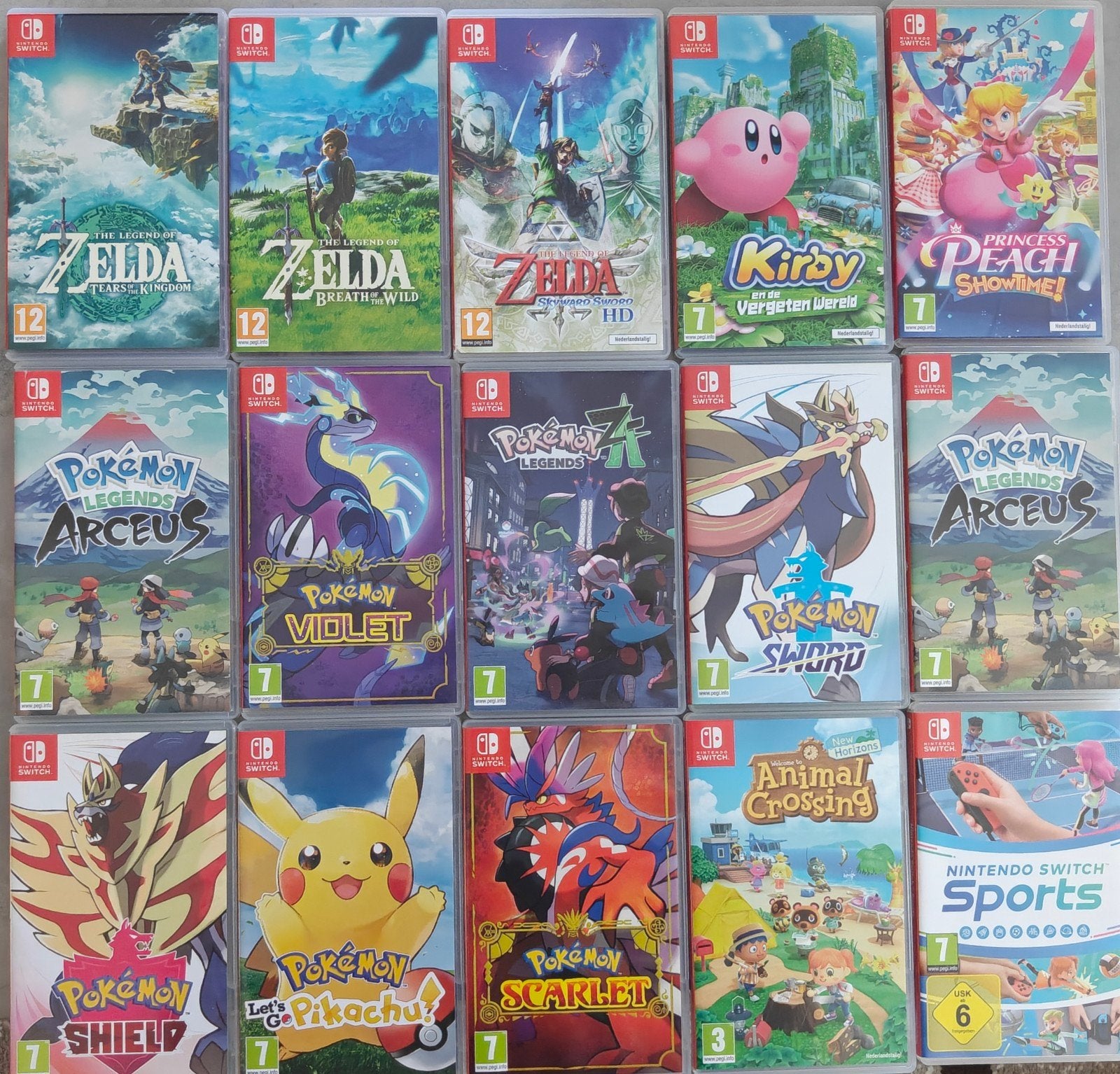 Diverse Nintendo Switch games, Nintendo switch, Overige genres, 1 speler, NVT