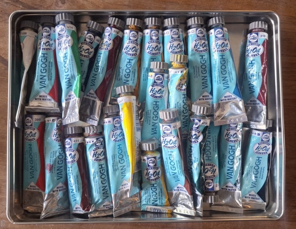 Tubes watergedragen olieverf van Gogh en Artisan, Ophalen, Gebruikt, Olieverf