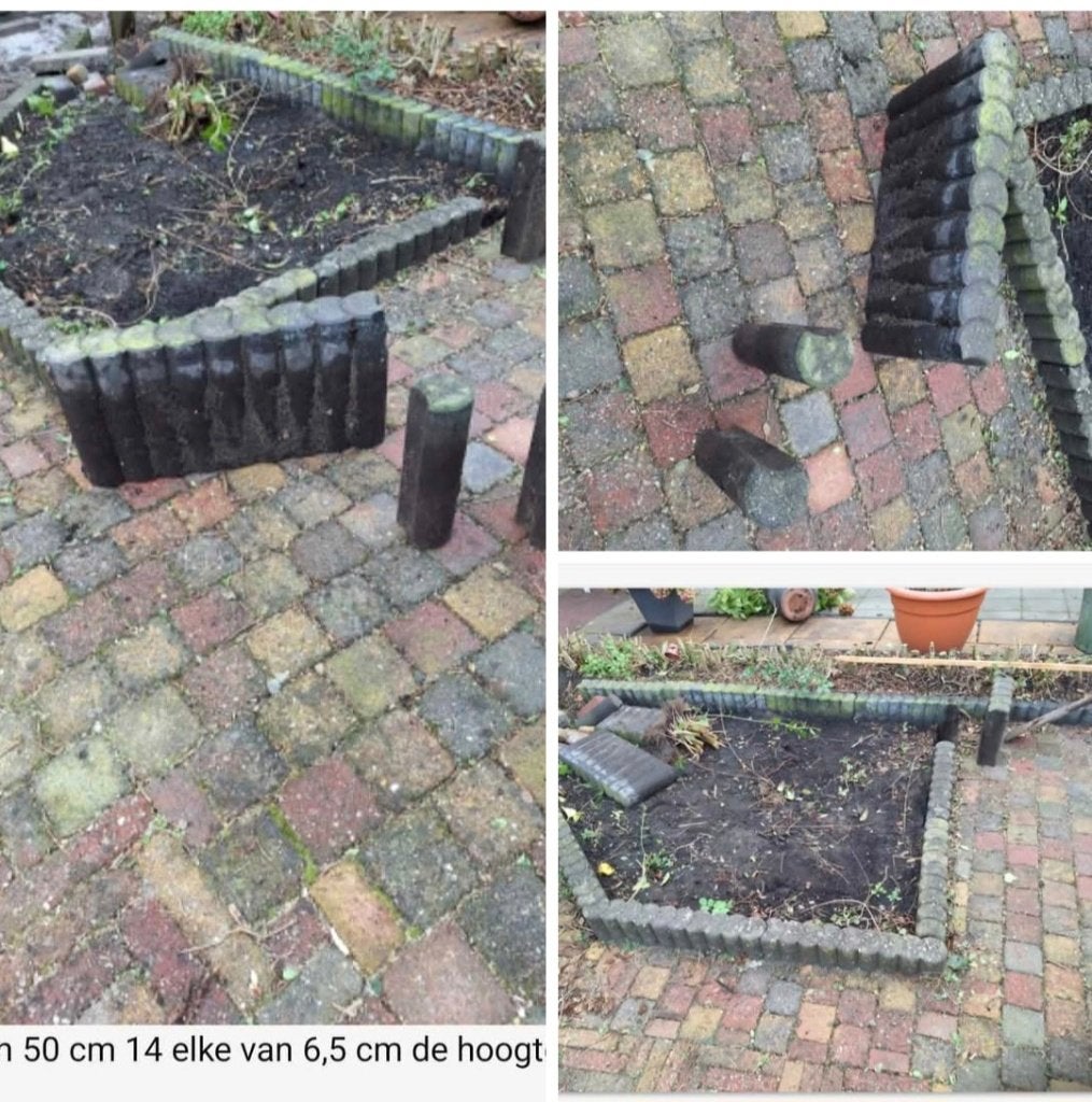 Stenen tuin boarden, Tuin en Terras, Ophalen, Zo goed als nieuw, Beton, Klinkers