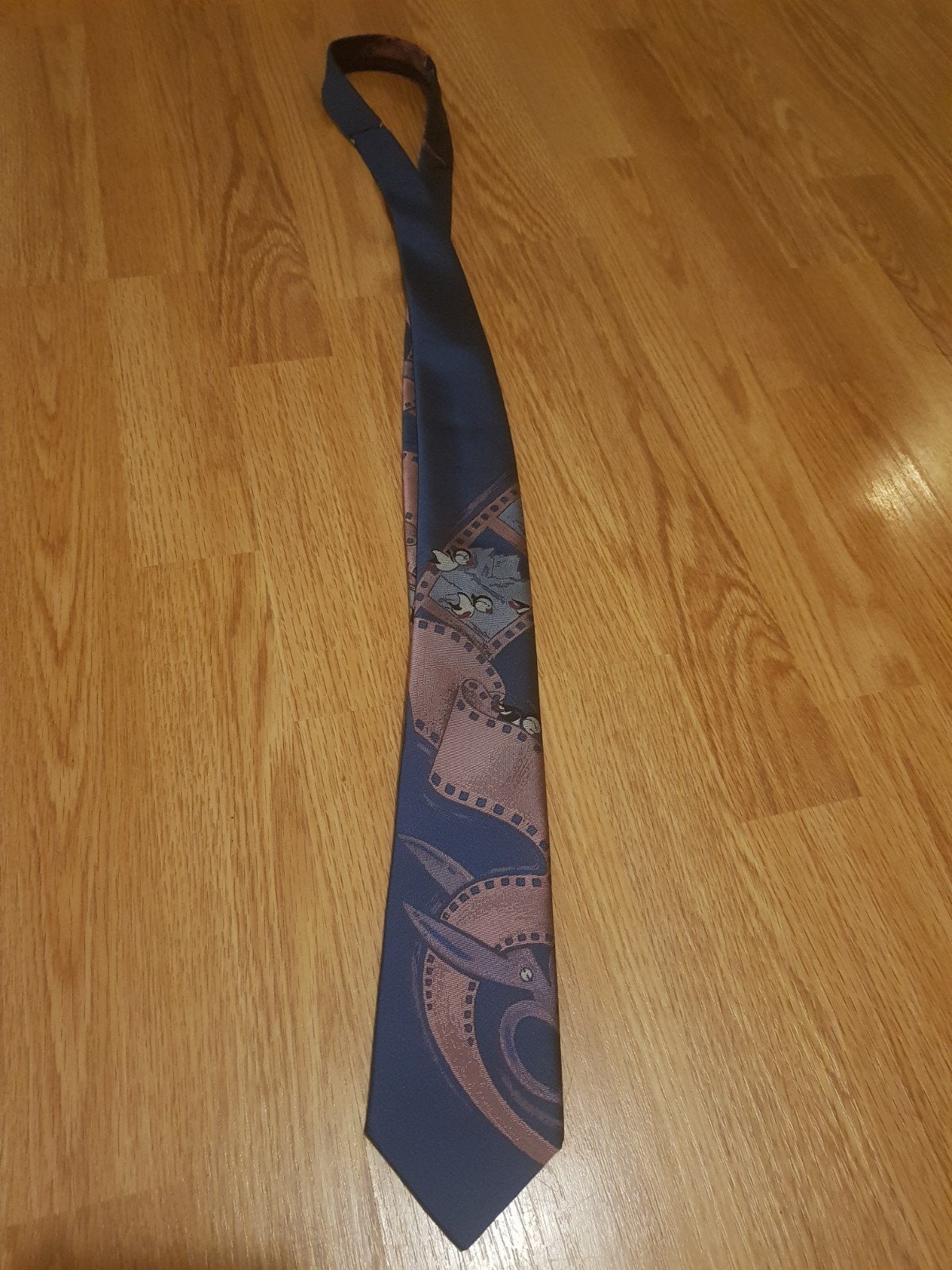 Unieke vintage TROS Stropdas (jaren '80/'90), Ophalen of Verzenden, Zo goed als nieuw, Met patroon