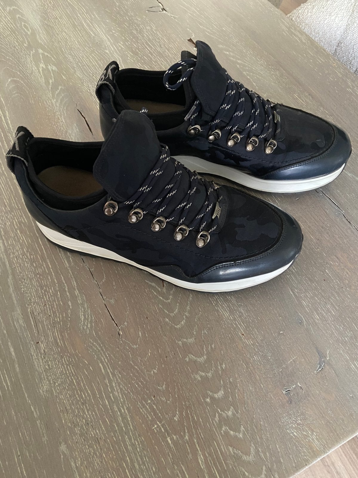Nubikk heren schoenen blauw 41, Ophalen of Verzenden, Zo goed als nieuw, Blauw