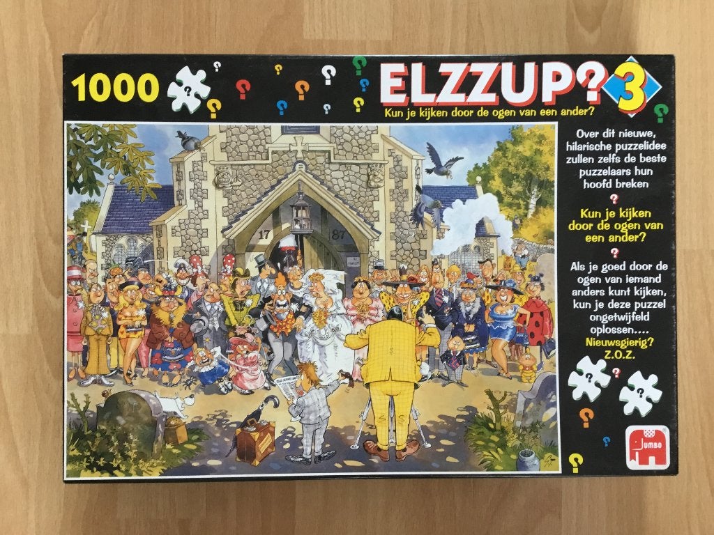 Legpuzzel Elzzup, Ophalen, 500 t/m 1500 stukjes, Zo goed als nieuw, Legpuzzel