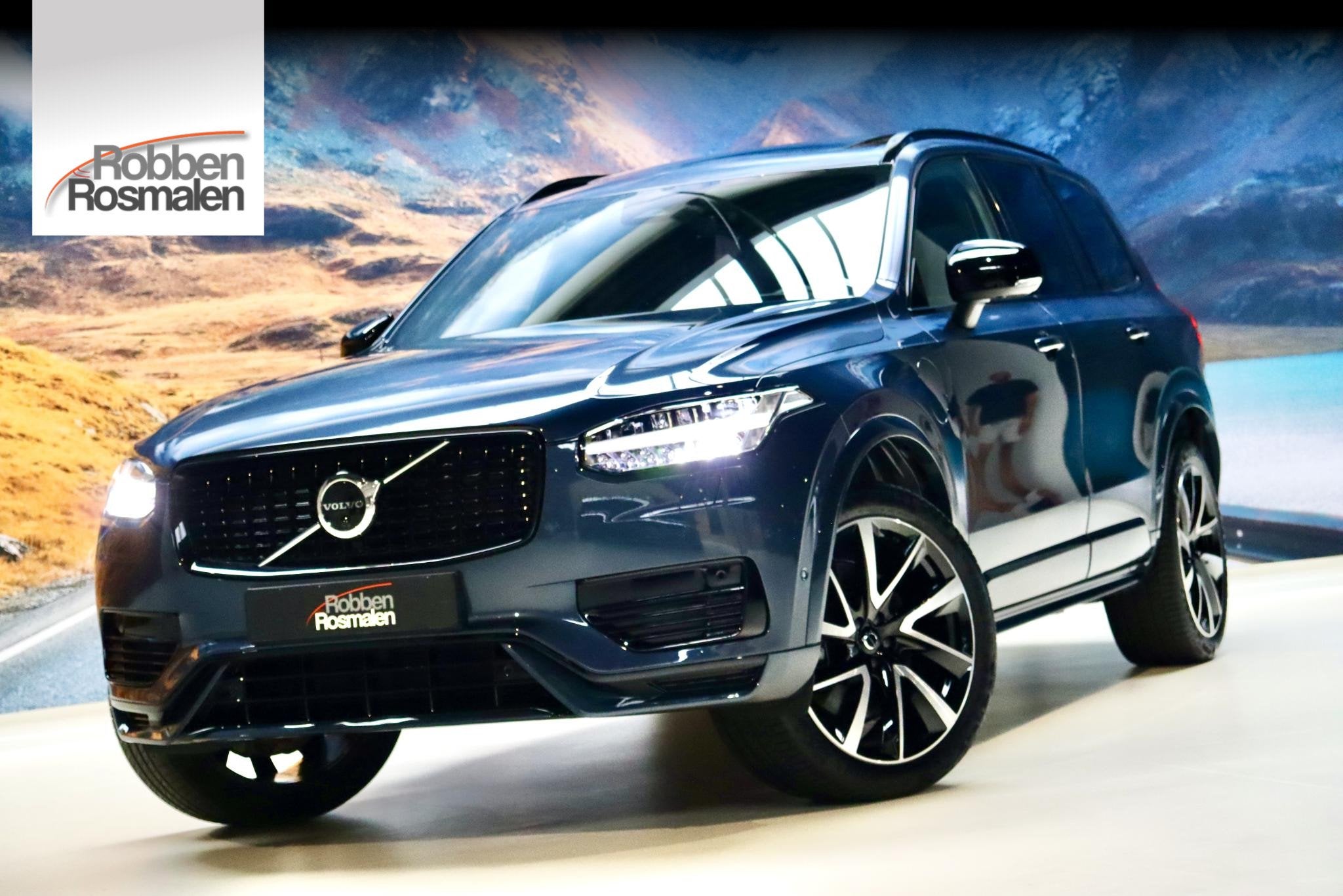 Volvo XC90 2.0 T8 Recharge AWD Ultimate|Hud|Alcantare, Gebruikt, 4 cilinders, 1969 cc, Blauw