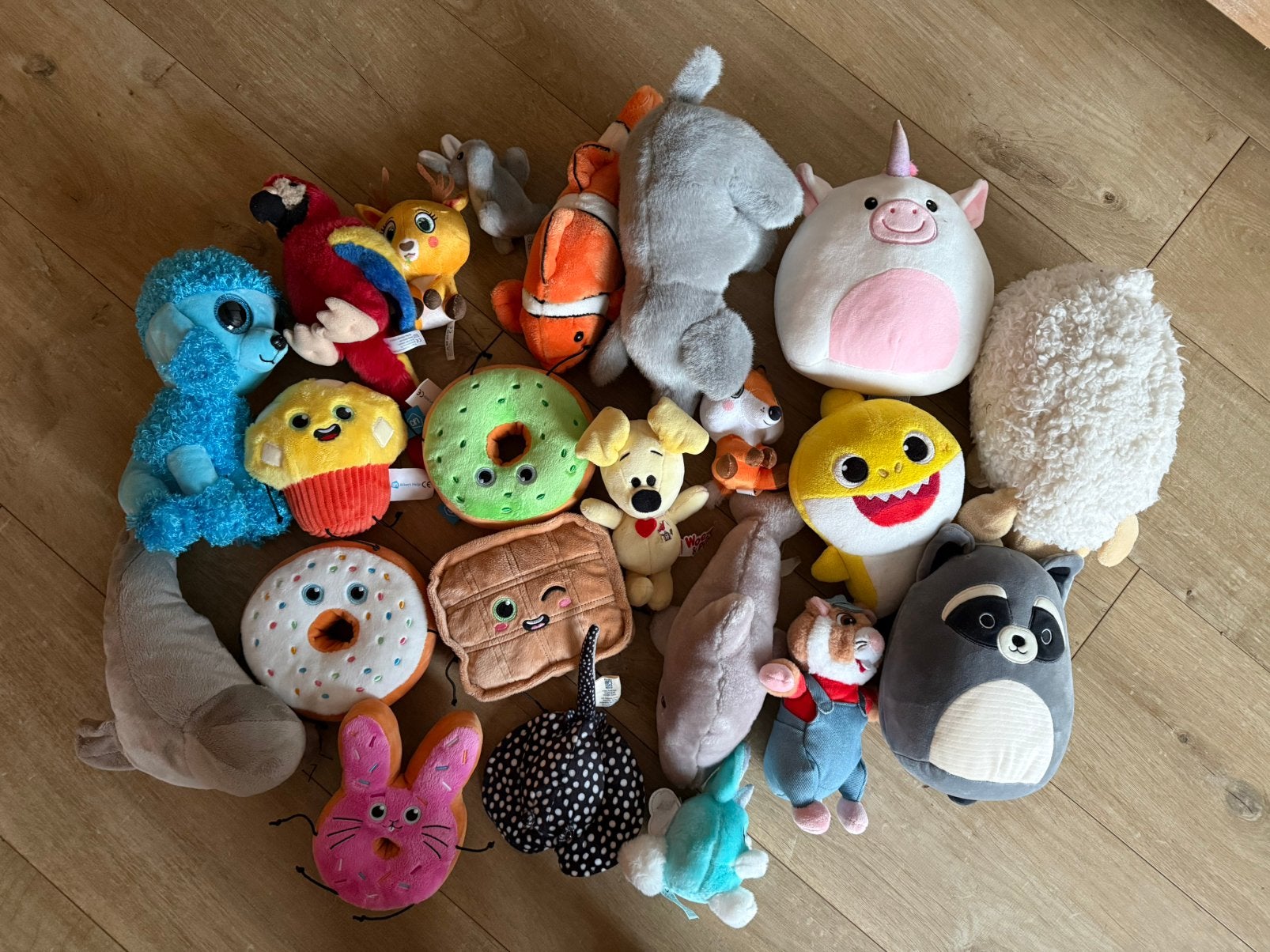 20x Knuffels, Ophalen of Verzenden, Zo goed als nieuw, Overige typen