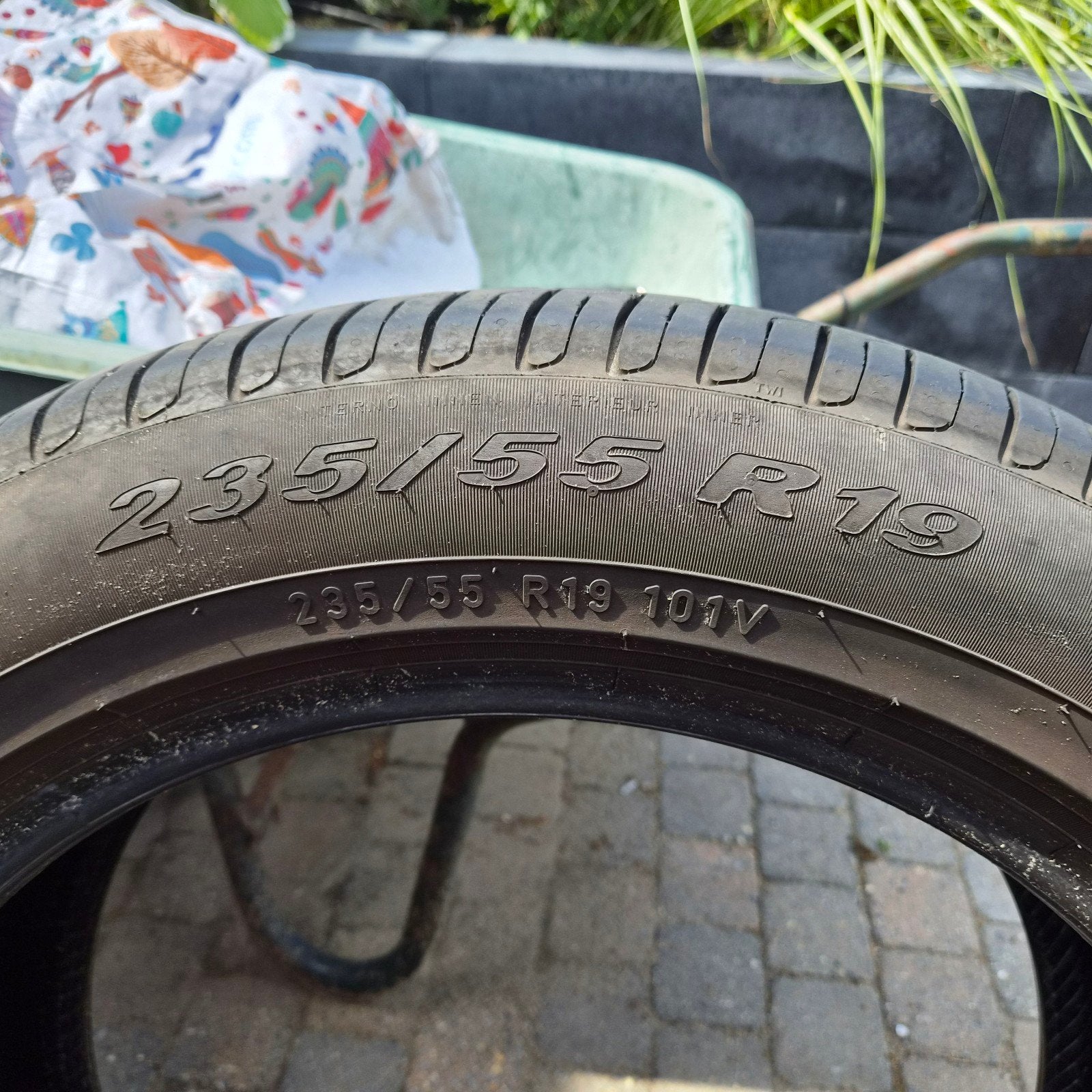 2 banden 235 55 19 5mm, 235 mm, Band(en), Zomerbanden, Ophalen