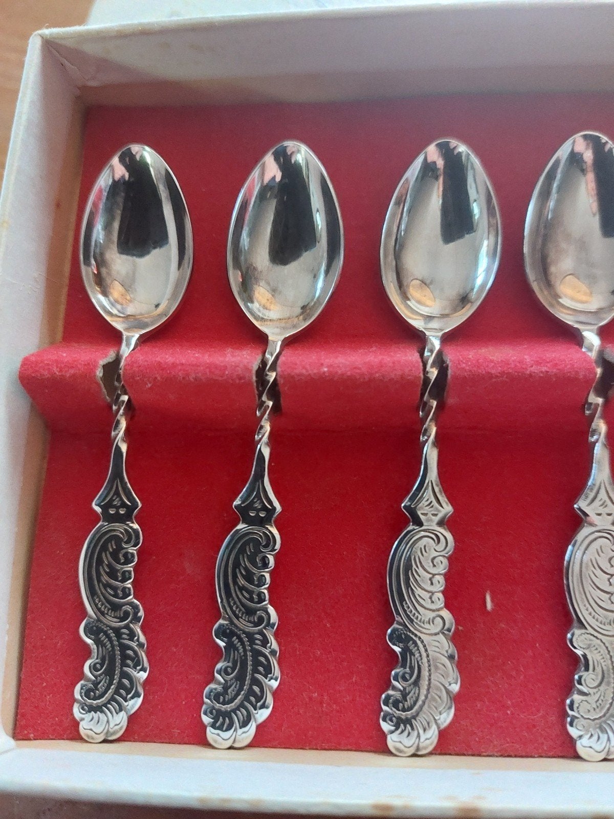 PAKO Zilveren Lepeltjes Set - 6 Stuks in Originele Doos, Ophalen of Verzenden, Zilver
