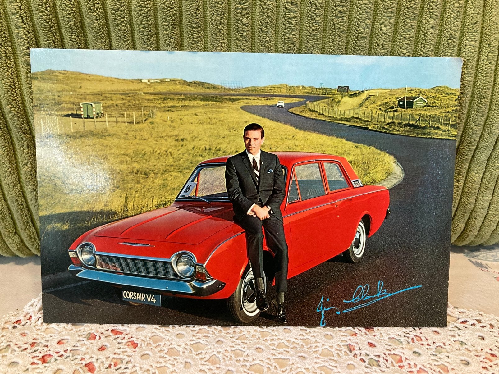 Vintage ansichtkaart Ford Corsair (230226), Ophalen of Verzenden, Gelezen, Ford