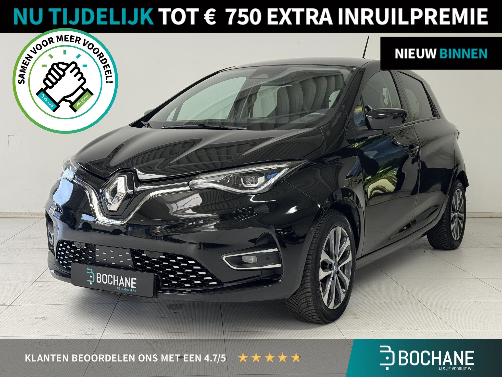 Renault ZOE R135 Intens 52 kWh | SOH 89,5% | Navigatie | Cam