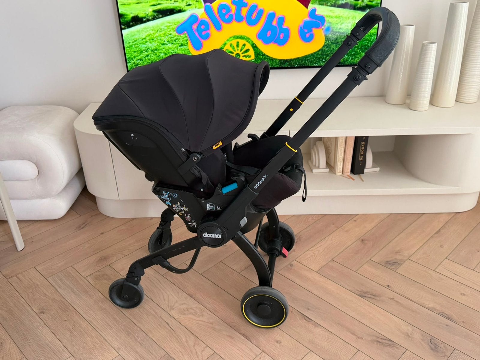 Doona X Kinderwagen - Compleet met autostoeltje, Overige merken, Ophalen of Verzenden, Zo goed als nieuw, Combiwagen