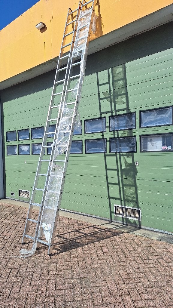 Ladder 18 tredes Hailo ProfiStep Uno 7118-001, Ophalen, Industriepark 2a9351PA Leek, Gebruikt, Ladder