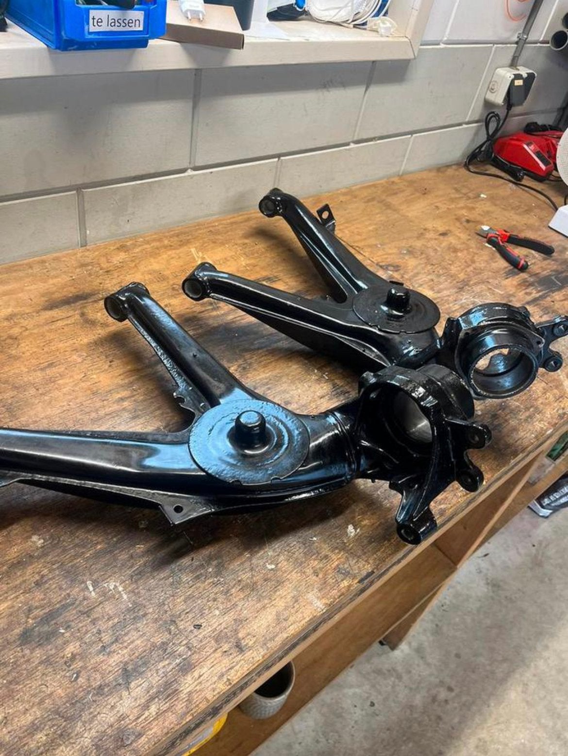 Bmw e30 schijf draagarmen gepoedercoat, Ophalen of Verzenden