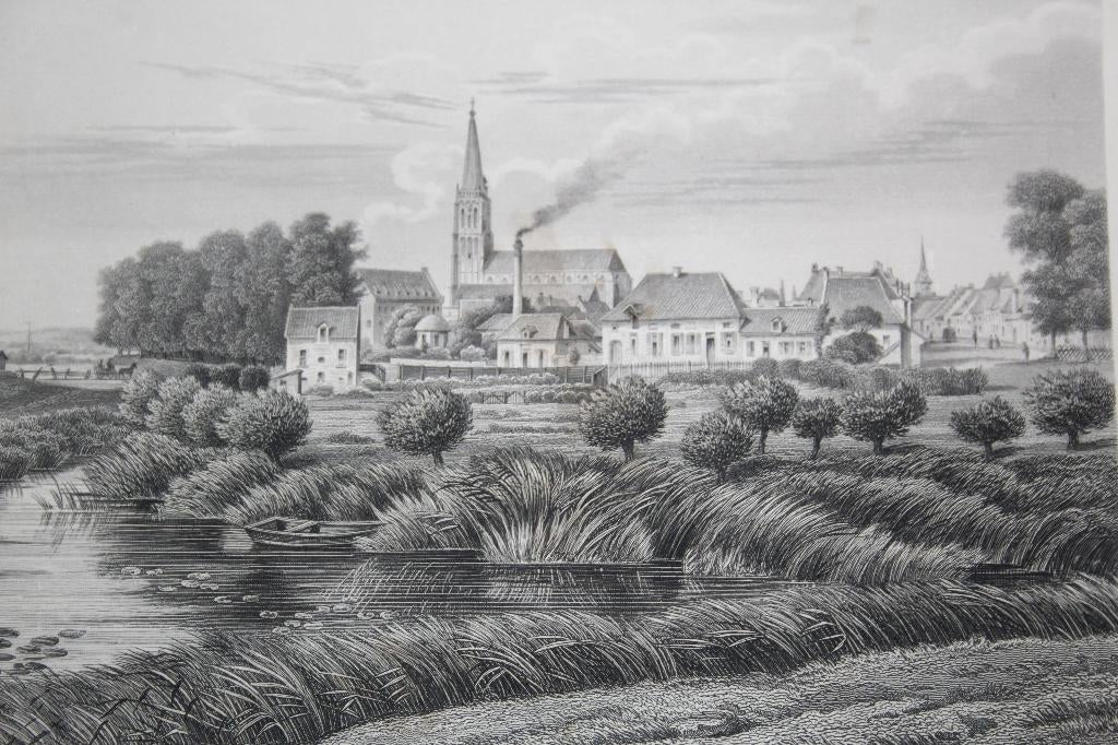 19e eeuwse ets (?) Doesburgh / Doesburg, Antiek en Kunst, Kunst | Etsen en Gravures, Ophalen of Verzenden