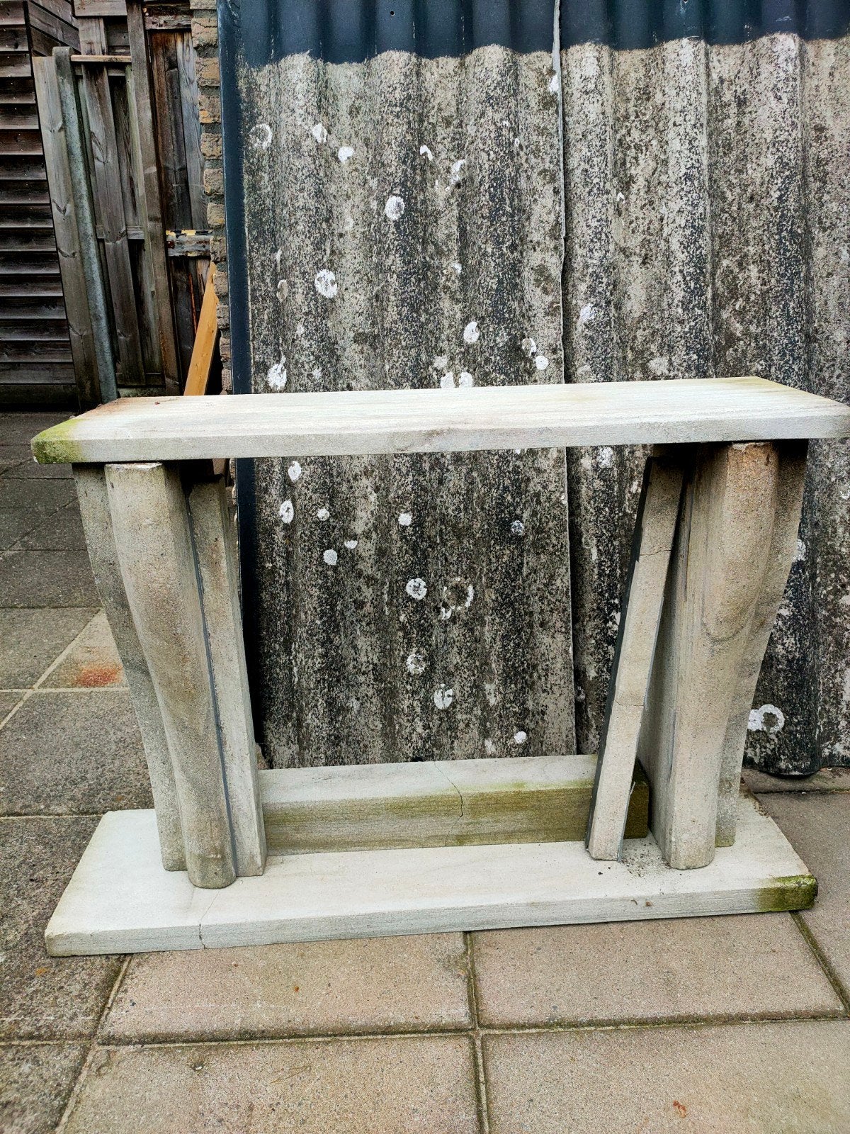 Betonnen Schouw - Robuust en Klassiek Design, Ophalen, Gebruikt, Vrijstaande haard, Overige soorten