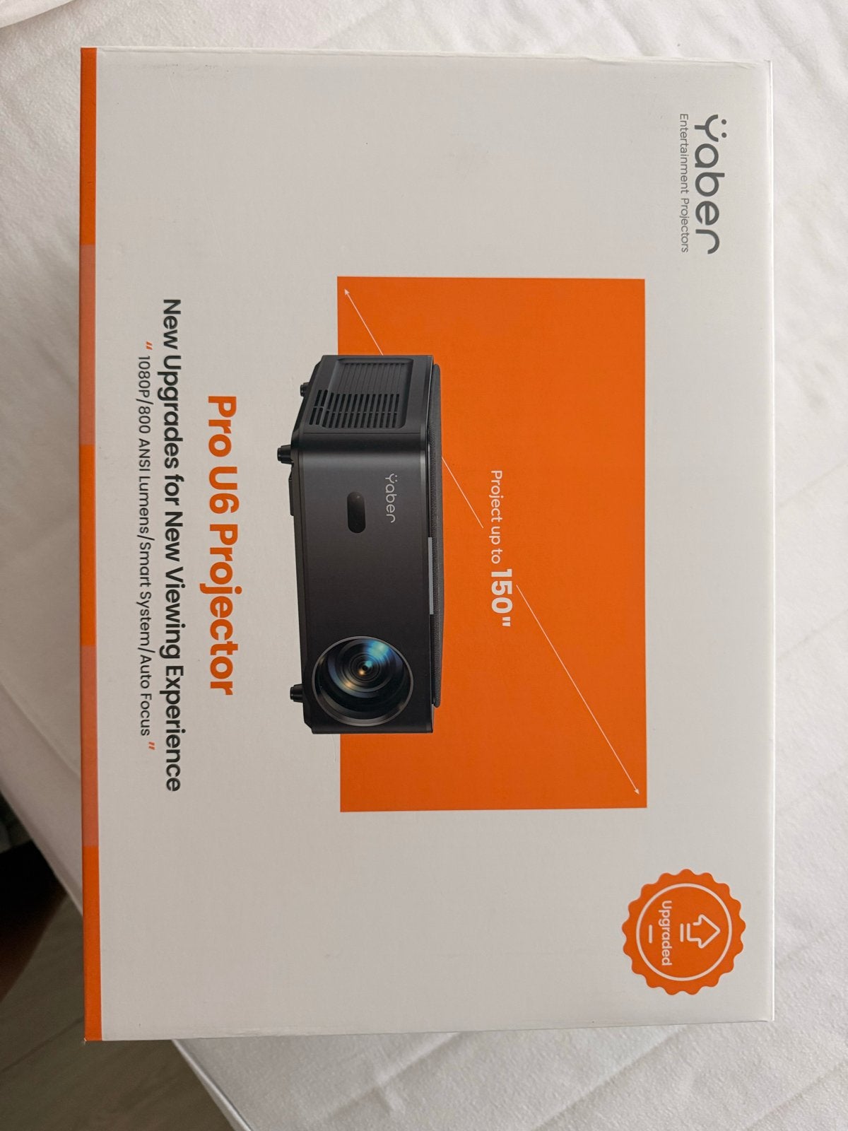 Yaber Pro U6 Projector - Full HD Smart Projector, Audio, Tv en Foto, Ophalen of Verzenden, Zo goed als nieuw, LED, Full HD (1080)