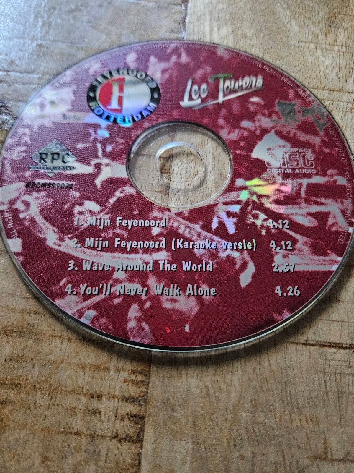 Lee Towers - Mijn Feyenoord CD Single, Gebruikt, Pop, Ophalen of Verzenden, Single