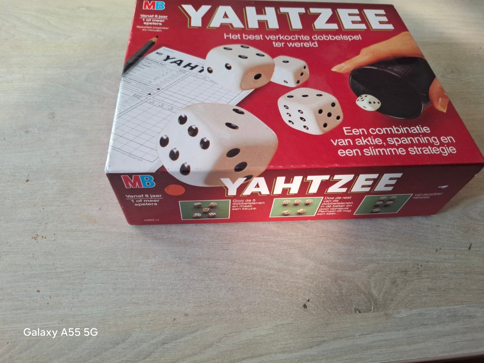 Yahtzee dobbelspel van MB, compleet en in goede staat, Ophalen of Verzenden, Mb, Nvt, Nvt