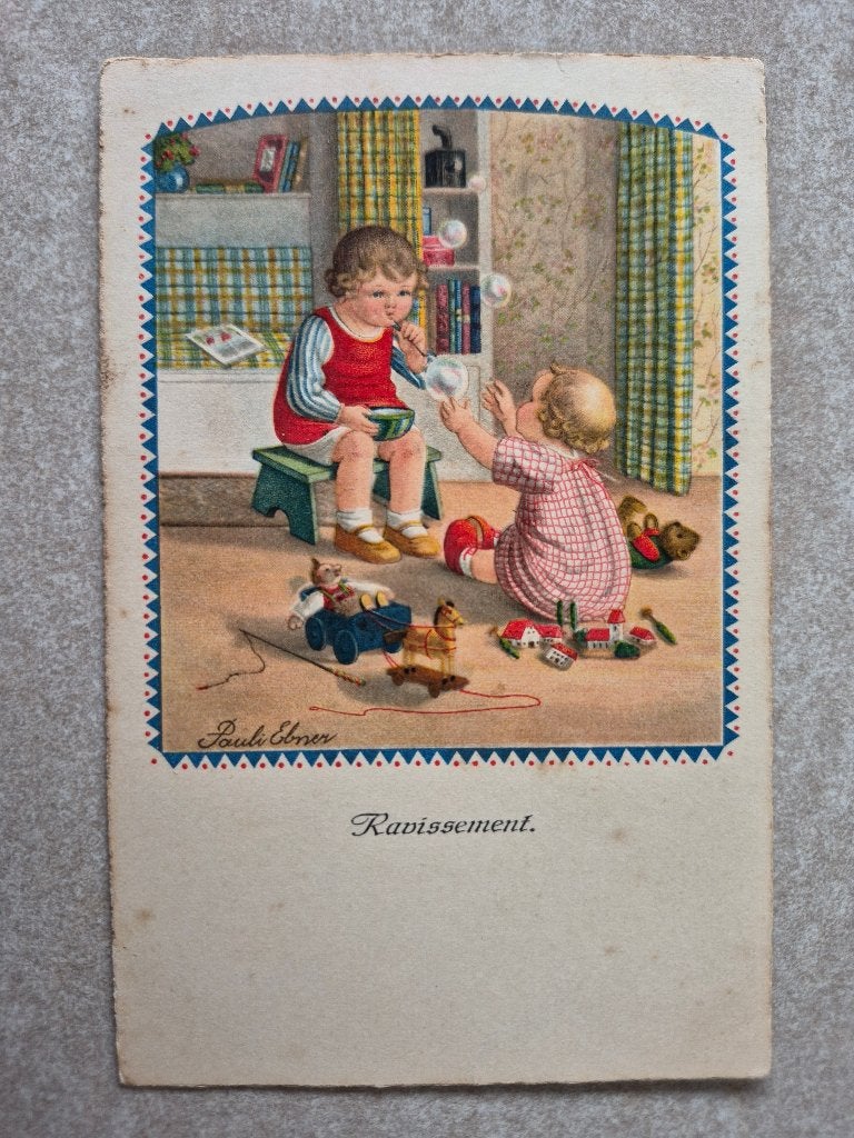 Pauli Ebner kinderkaart Nr. 25, Ophalen of Verzenden, 1920 tot 1940, Gelopen, Kinderen