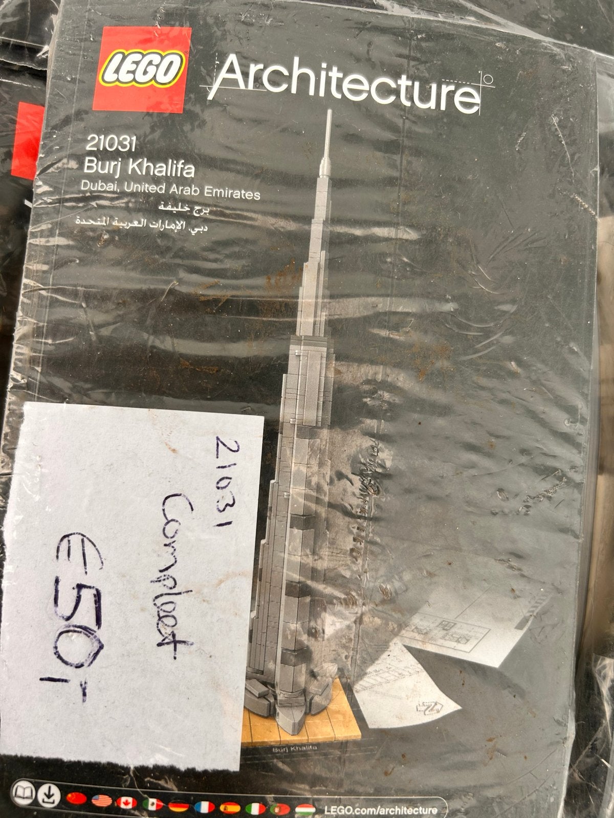 LEGO Architecture 21031 Burj Khalifa - Compleet, Ophalen of Verzenden, Gebruikt, Overige merken