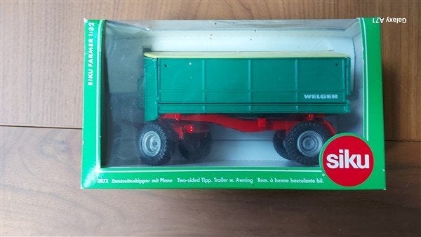 Siku 2872 Welger kieper 2-zijdig - groen, Ophalen of Verzenden, Zo goed als nieuw, Tractor of Landbouw, SIKU