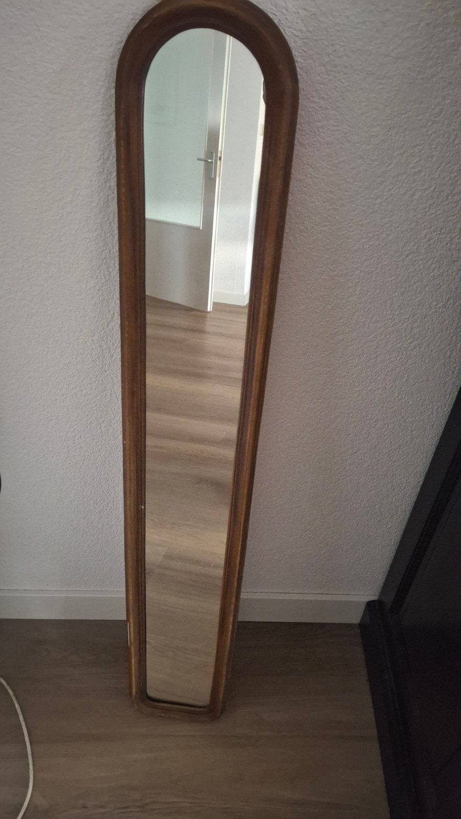 Spiegel met kunststoffen rand., Ophalen, Rechthoekig, Minder dan 50 cm, 100 tot 150 cm