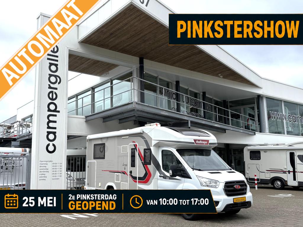 Challenger Graphite VIP 328 AUTOMAAT QUEENSBED HEFBED F2F, Automaat, Ford, 7 tot 8 meter, Bedrijf