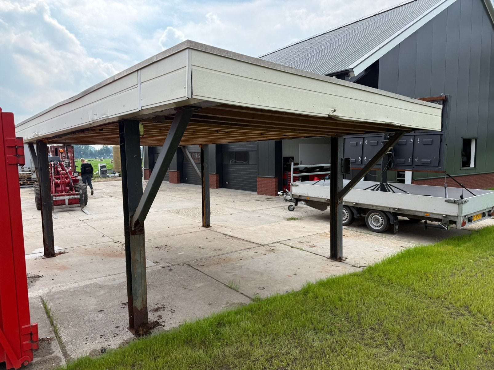 Zware overkapping/ veranda, Ophalen, Gebruikt