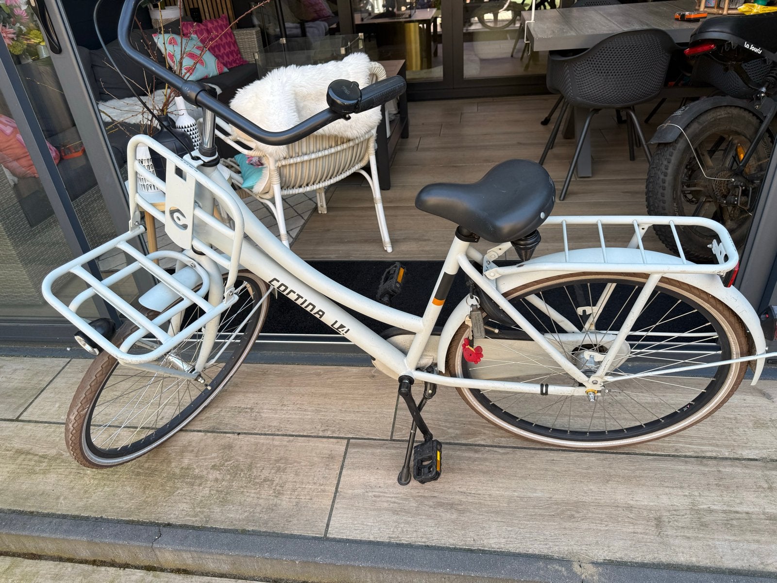 Cortina U4 transportfiets, Terugtraprem, Gebruikt, Versnellingen, 50 tot 53 cm