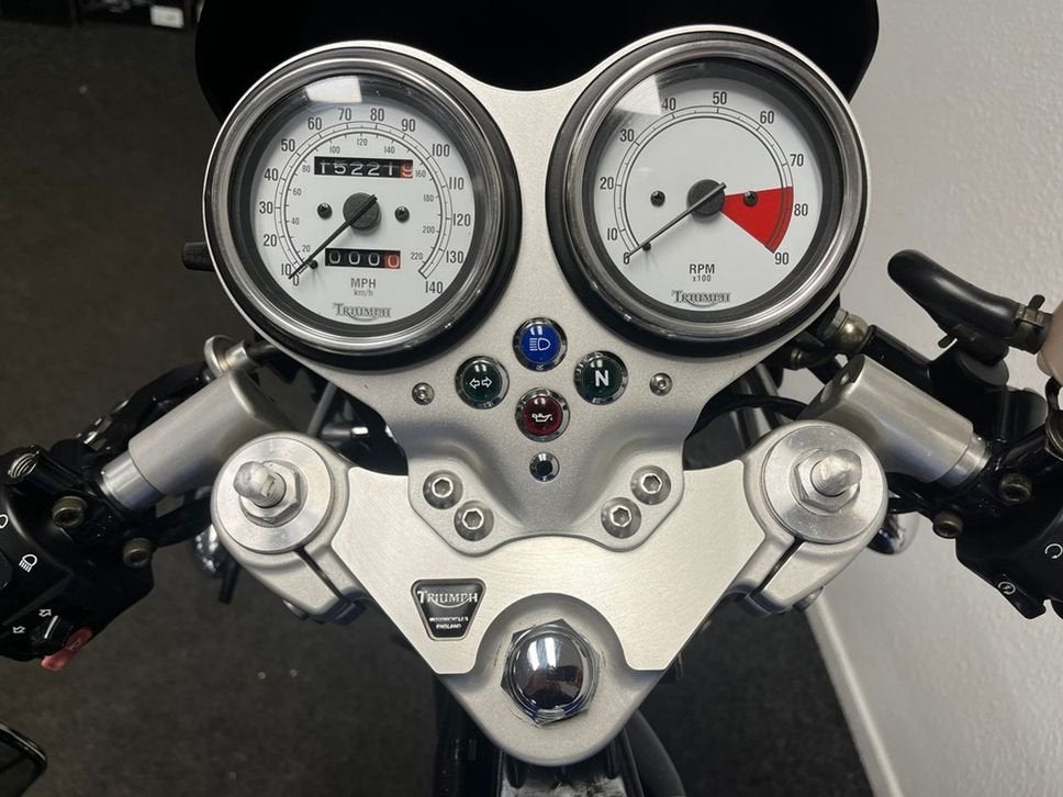⭐️⭐Prachtige TRIUMPH THRUXTON 900 (bj 2005)⭐️⭐, Motorrijbewijs A, Bedrijf, Meer dan 35 kW, Toermotor
