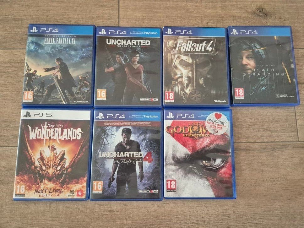 PS4/PS5 Games: Uncharted, God of War, Fallout, Final Fantasy, Spelcomputers en Games, Games | Sony PlayStation 4, Avontuur en Actie