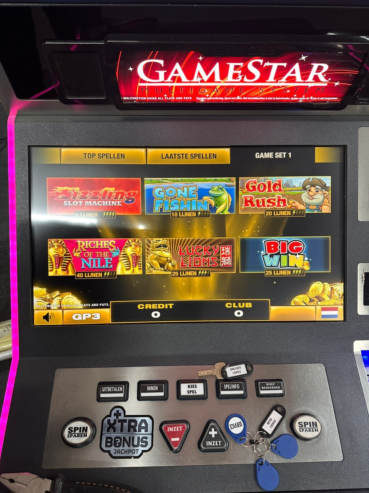 Gamestar sitdoun speelautomaat., Ophalen of Verzenden, Zo goed als nieuw