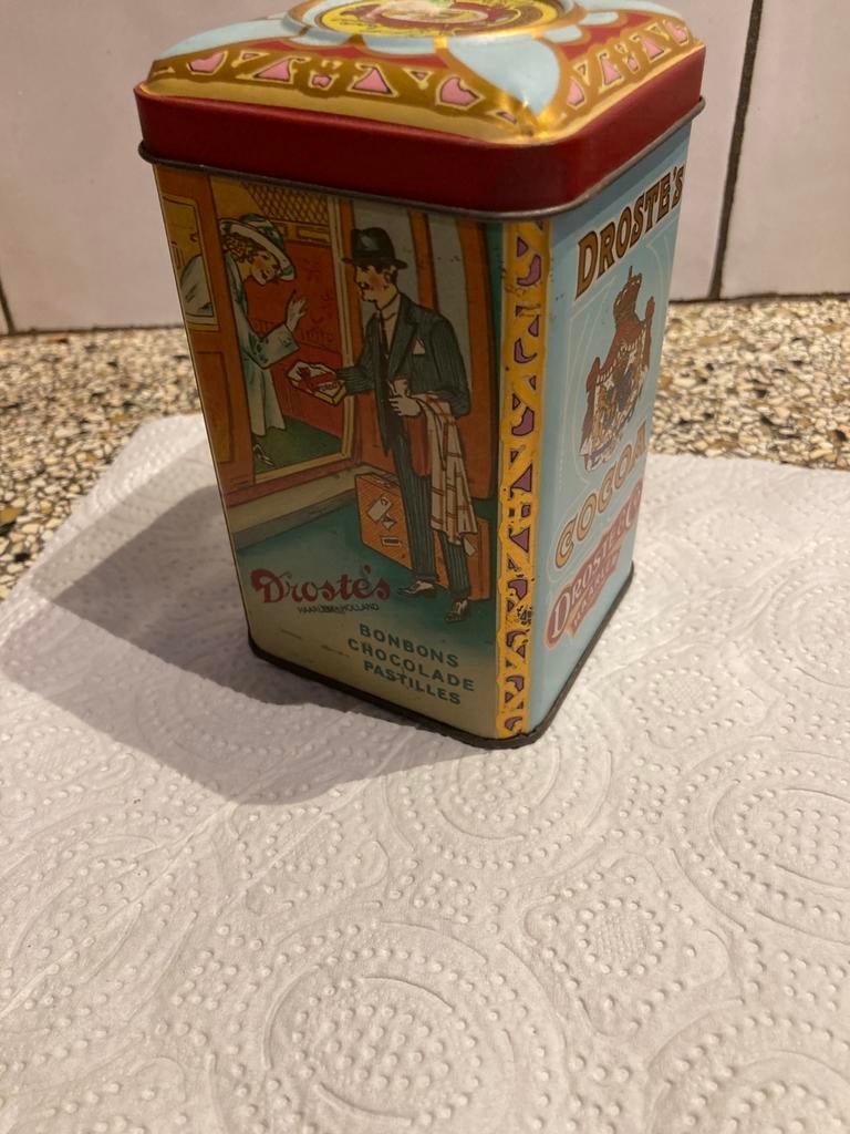 Blik droste, Antiek en Kunst, Ophalen of Verzenden