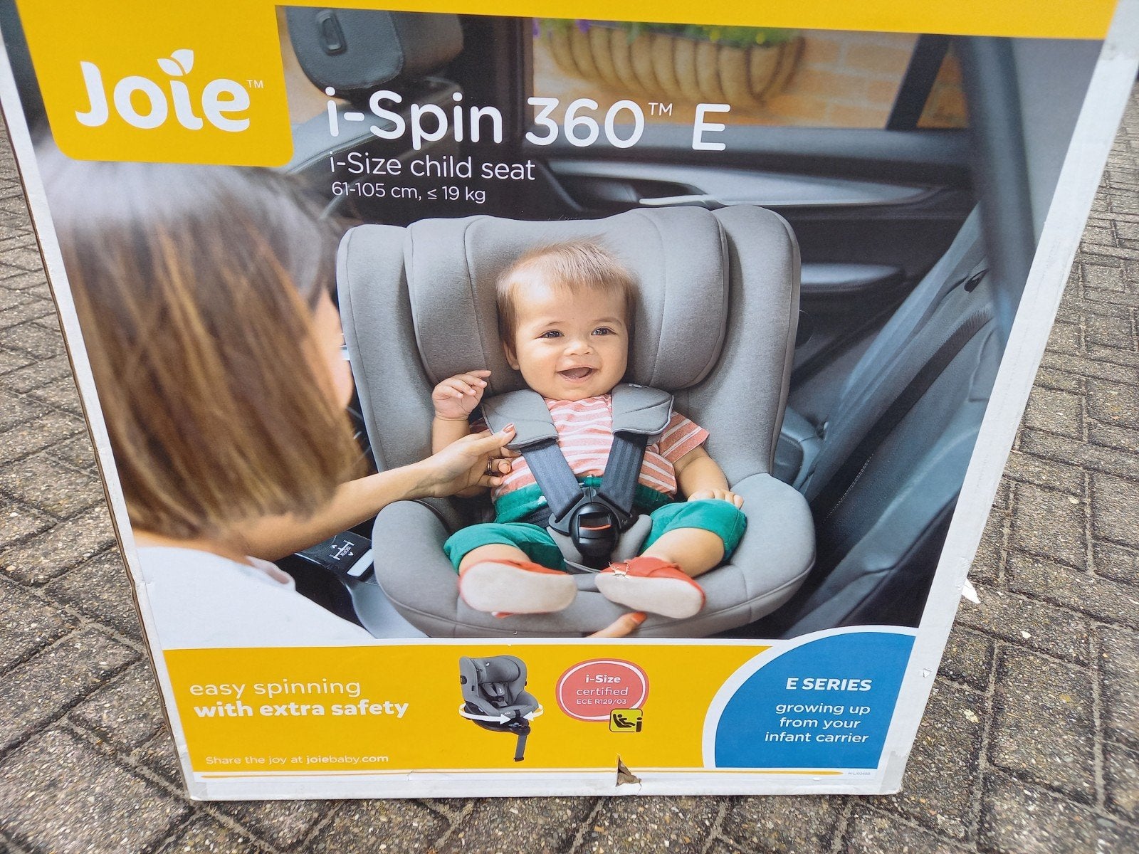 Joie I spin 360, draaibare autostoel met isofix, Kinderen en Baby's, Autostoeltjes, Zo goed als nieuw, Overige merken, 0 t/m 18 kg