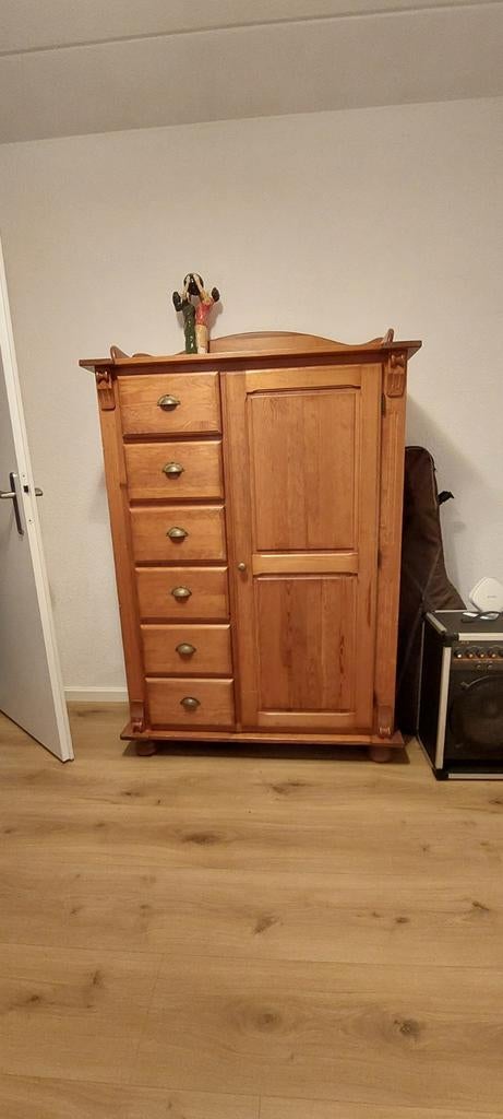 Dressoir met lades en deur - 170 cm hoog, 110 cm breed, Huis en Inrichting, Kasten | Dressoirs, Ophalen, Gebruikt, Klassiek, 25 tot 50 cm