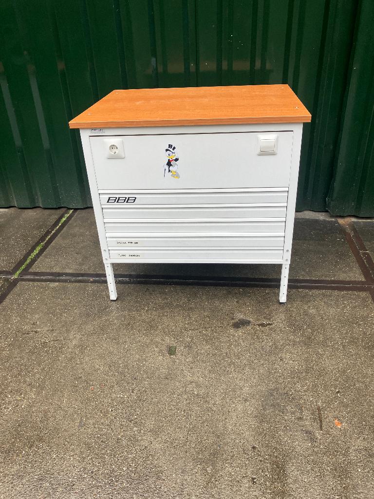 Werktafel incl. ladenkast 5 laden, Huis en Inrichting, Kasten | Ladekasten, Ophalen, Gebruikt, 5 laden of meer, 75 cm of meer