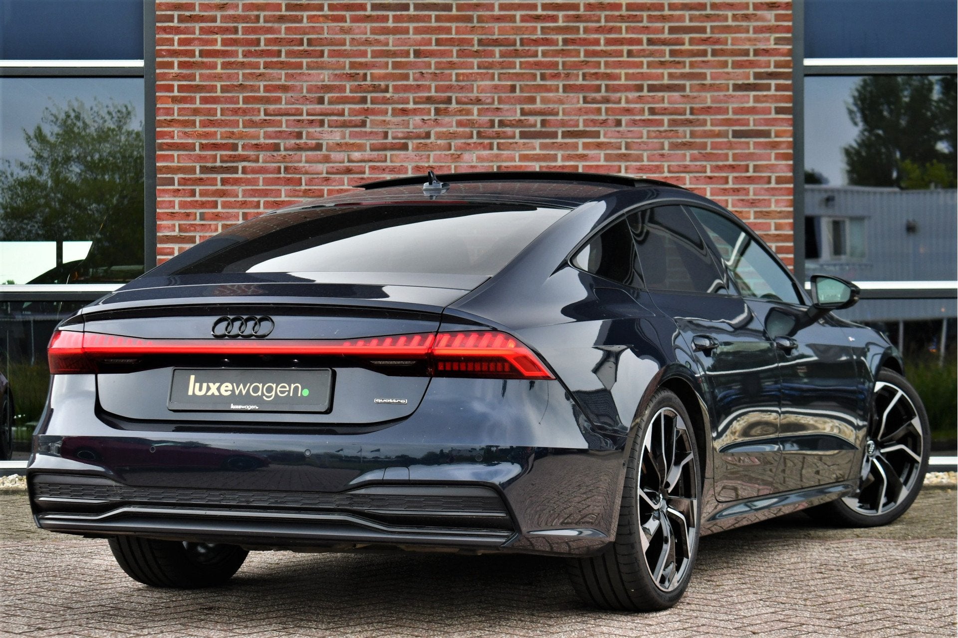 Audi A7 Sportback 55 TFSI e quattro Comp Pano HUD B&O 360 Ma, 12 maanden, Gebruikt, Zwart, 4 cilinders