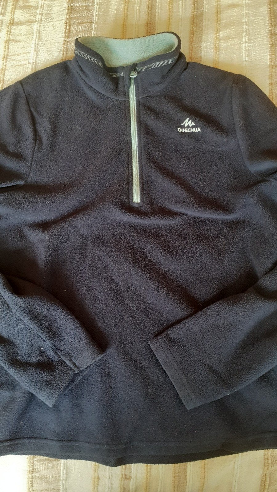 Donkerblauwe Quechua Fleece Trui maat 141-150, Ophalen of Verzenden