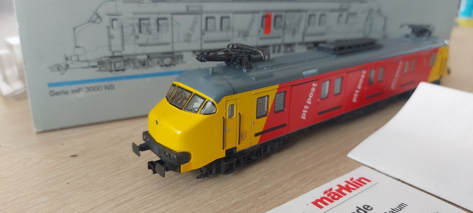Märklin NS mp 3020 motorpost dig artnr 3689 in ovp, Wisselstroom, Locomotief, Ophalen of Verzenden, Märklin