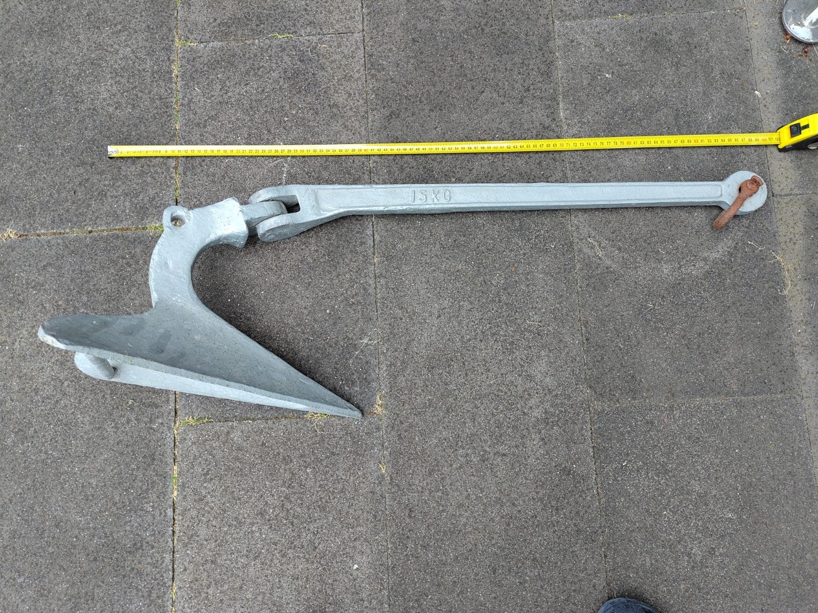 Anker 15KG - IJzersterk en betrouwbaar voor uw boot, Watersport en Boten, Ophalen, Gebruikt, Overige typen