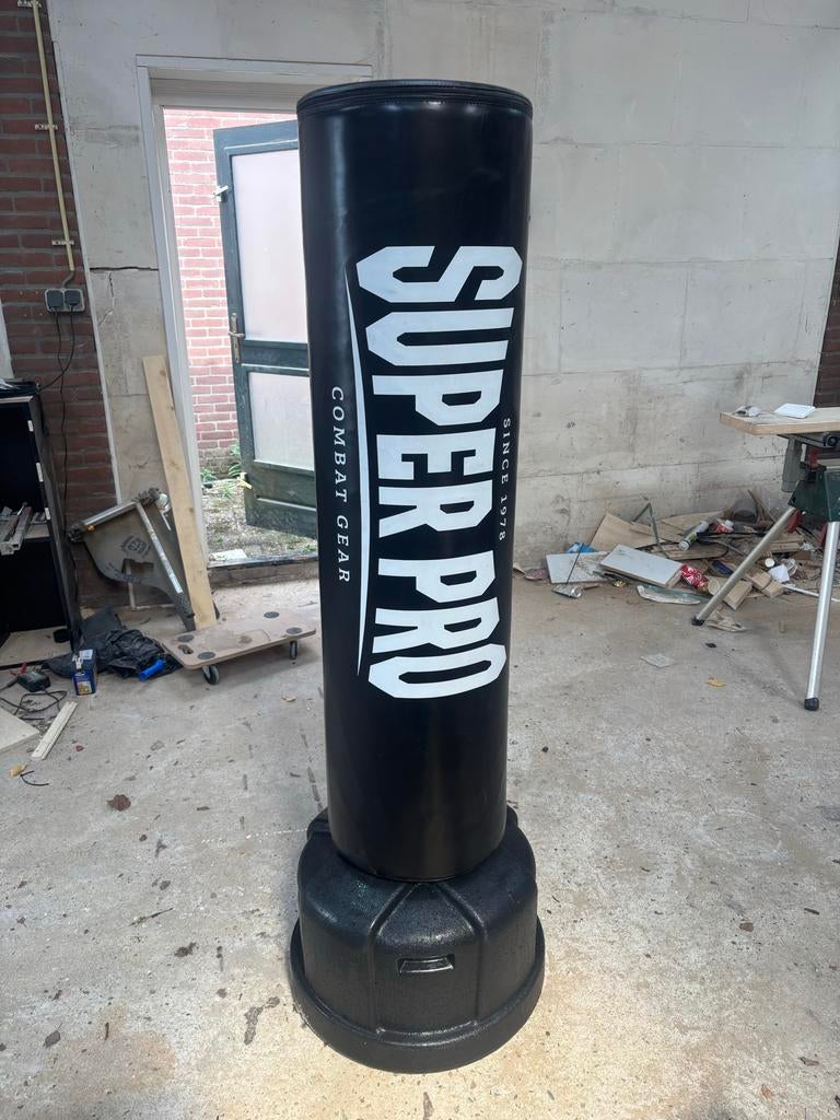 Super Pro Boksbal - Vrijstaande Bokszak, Sport en Fitness, Vechtsporten en Zelfverdediging, Gebruikt, Overige, Vechtsportmateriaal