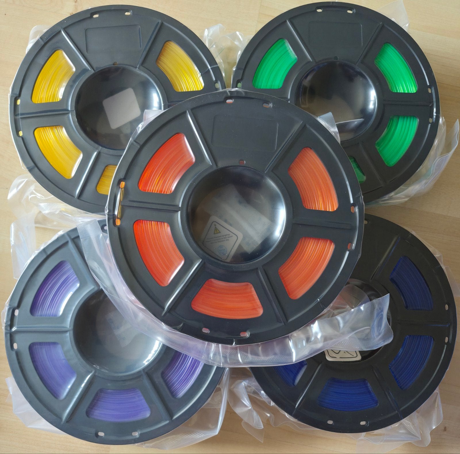(Meerdere rollen) PLA Filament 3D-Printer Transparant Kleur, ., Nieuw, Ophalen of Verzenden, .
