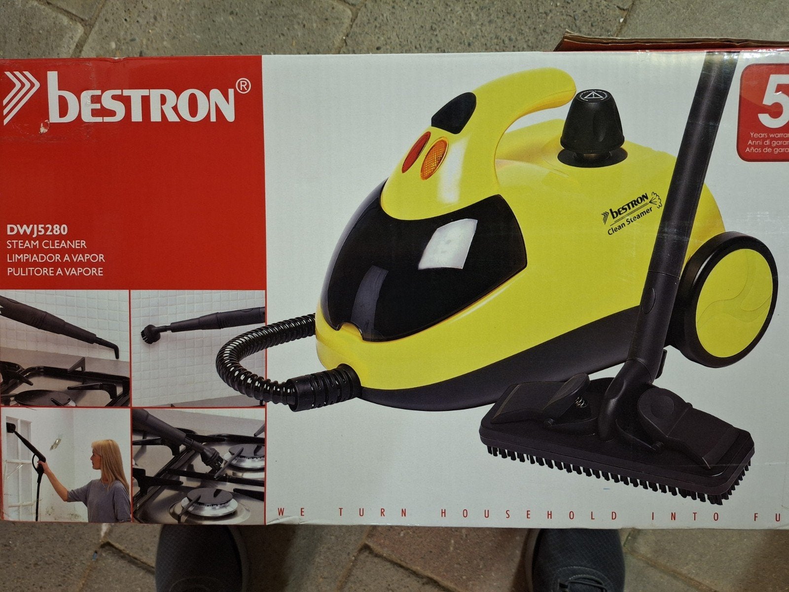 Bestron DWS1580 Stoomreiniger gebruikt, Ophalen, Zo goed als nieuw