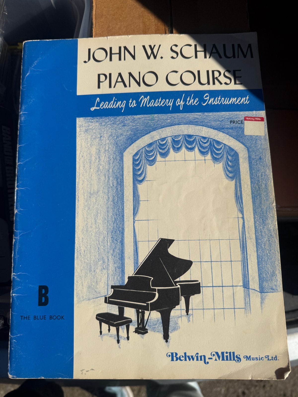 John W. Schaum Piano Course - The Blue Book, Gebruikt, Klassiek, Les of Cursus, Ophalen of Verzenden