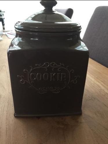 Mooie 'Cookie' voorraadpot met deksel, Met deksel, Pot, Bus of Blik, Ophalen of Verzenden, Zo goed als nieuw