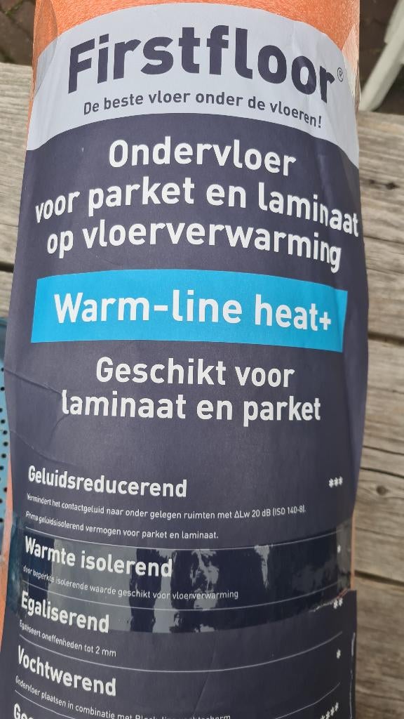 Firstfloor Warm-line heat+ ondervloer, Ophalen, Overige materialen, 30 cm of meer, Overige typen
