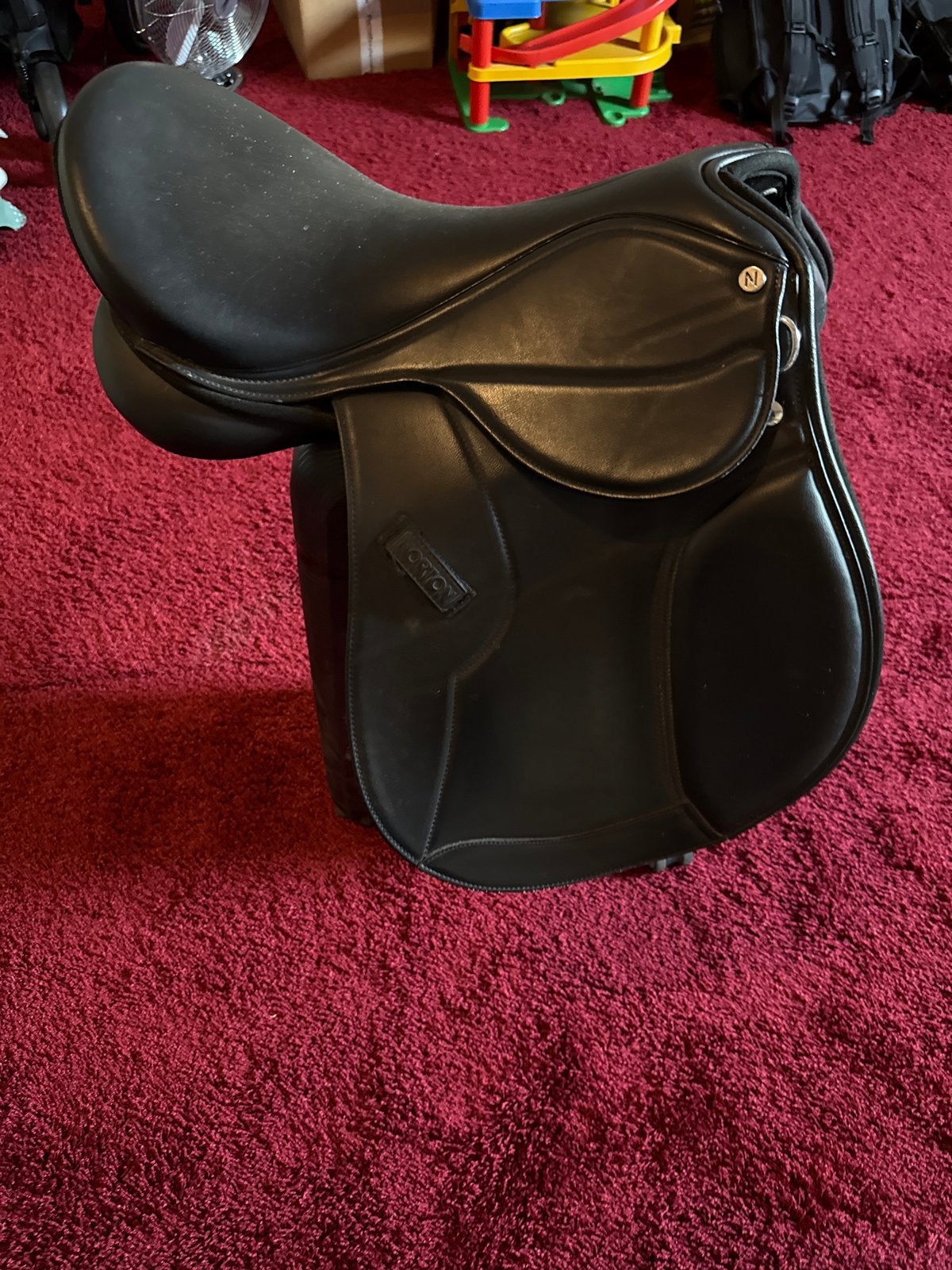 Norton pony zadel, XS (15.5 inch of kleiner), Ophalen of Verzenden, Zo goed als nieuw, Middel