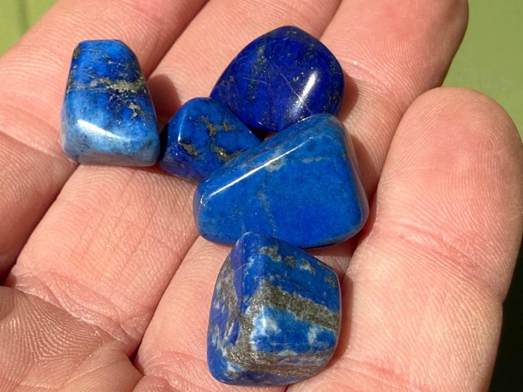 Lapis Lazuli verzameling broekzaksteentjes mineralen, Ophalen of Verzenden, Mineraal
